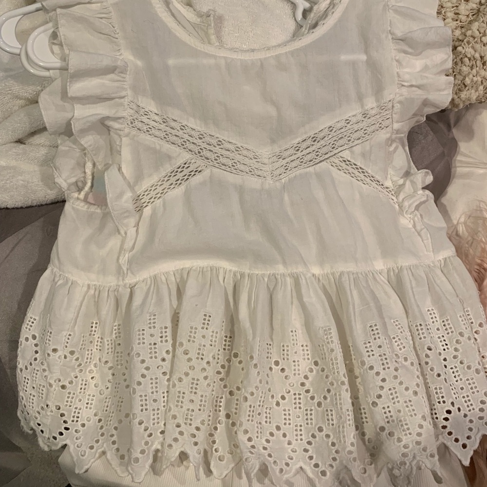 Blousy Zara white top